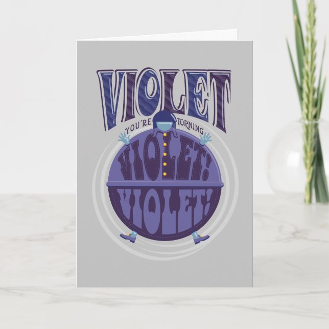 Du vänder Violet, Violet! Kort (Framsida)