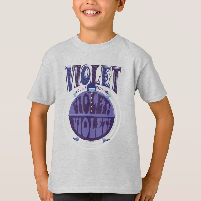 Du vänder Violet, Violet! T Shirt (Framsida)