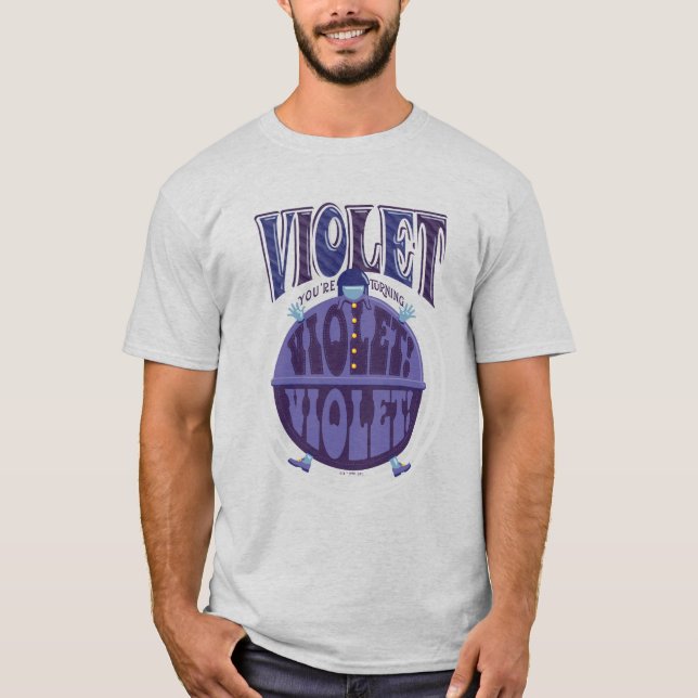 Du vänder Violet, Violet! T Shirt (Framsida)
