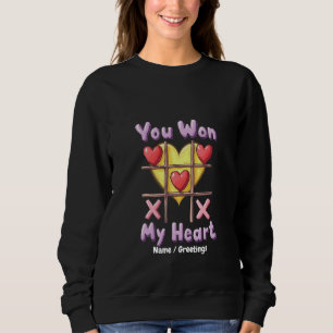 Du Vann Mitt Hjärta Romantiska Och Söta Alla Hjärt T Shirt