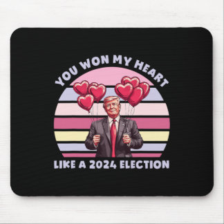 Du Vann Mitt Hjärta Som Ett 2024 Val Roligt Trump Musmatta
