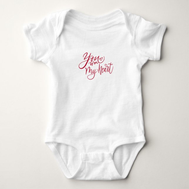 Du vann mitt hjärta Valentine T Shirt (Framsida)