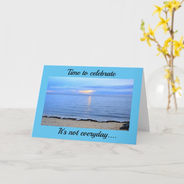 DU VÄNTAR **18** BIRTIDKORT KORT (Gul blomma)