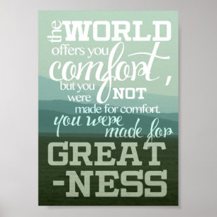 Du var gjord för stor Poster