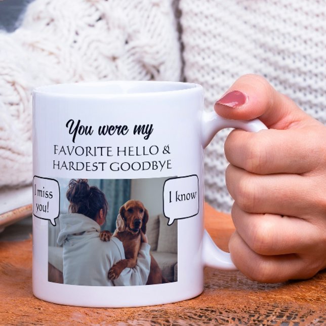Du var min favoritHej och farast Kaffemugg (You Were my Favorite Hello And Hardest Goodbye Coffee Mug from Ricaso. Memorial keepsake)