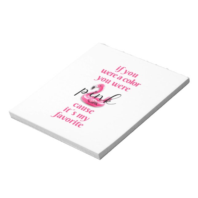 Du var rosa.. Anteckningsblock (Roterad)