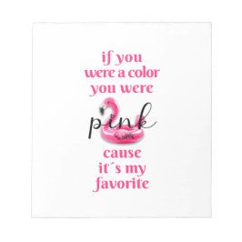 Du var rosa.. Anteckningsblock