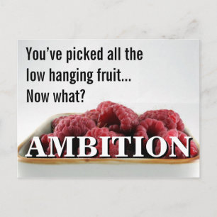 Du verkar inte ha någon ambition i livet vykort