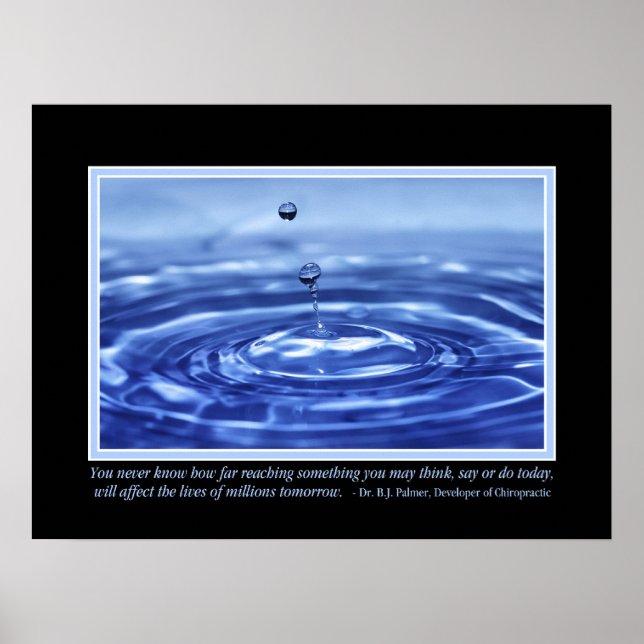 Du vet aldrig hur B J Palmer Poster (Framsidan)