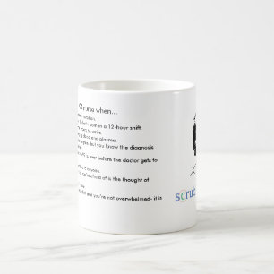 Du vet att du är en ICU-sjuksköterska när… Kaffemugg