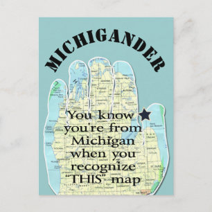 Du vet att du är från Michigan när Vykort