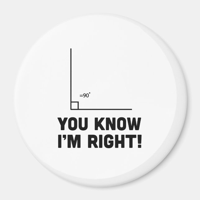 Du vet att jag är Höger Magnet (Framsidan)