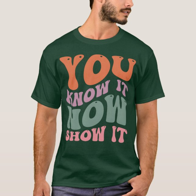 Du vet Det Buga Visa Det pojke T Shirt (Framsida)