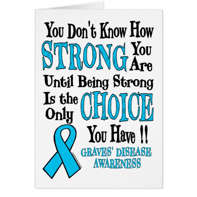 Du vet inte hur stark.. Graves är Hälsningskort (Framsidan)