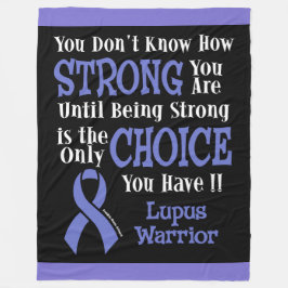 Du vet inte hur stark.. Lupus är Fleecefilt