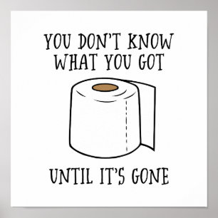 Du vet inte vad du Har förrän det är Borta. Poster