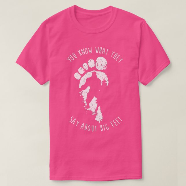 Du vet vad de säger om den stora matstöten t shirt (Design framsida)