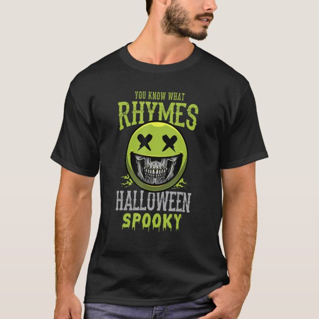 Du vet vad som händer med Halloween-talesman eller T Shirt (Framsida)