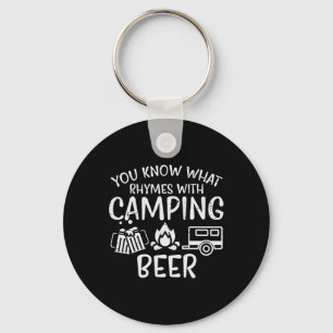 Du vet vad som rimmer med Camping Rolig Camper Pap Nyckelring