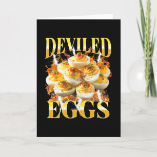 Du vet varför jag är här Deviled Egg Rolig Thanksg Kort
