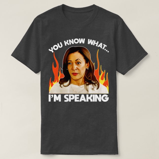 DU VET VEATIM SPEAKING Kamala T Shirt (Design framsida)