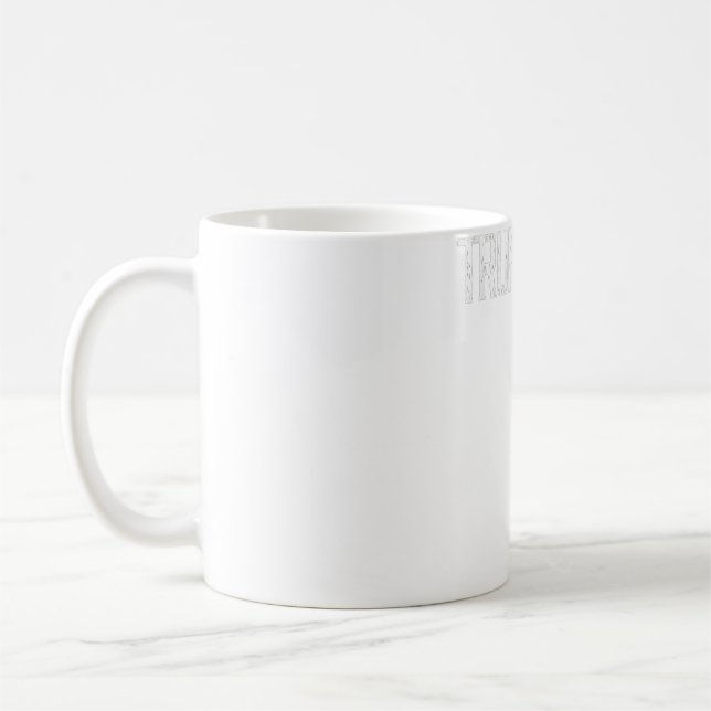 Du vet vem Won Trump är min president Kaffemugg (Vänster)
