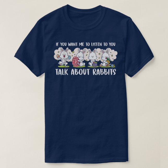 Du vill att jag ska lyssna på dig.  t shirt (Design framsida)