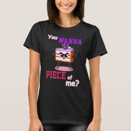 Du vill ha biet av mig. Arg tårta, rolig tecknad T Shirt