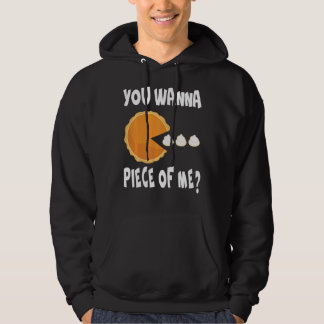 Du vill ha Biet på mig. Funny Pumpkin Paj Thanksgi Hoodie