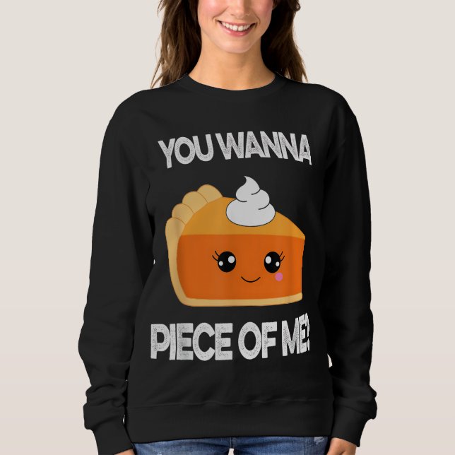 Du vill ha Biet på mig Funny Pumpkin Paj Thanksgiv T Shirt (Framsida)