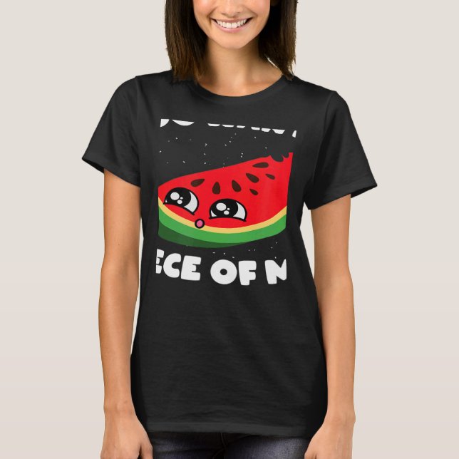 Du vill ha en Biet av mig sommarfrukt Melon Waterm T Shirt (Framsida)