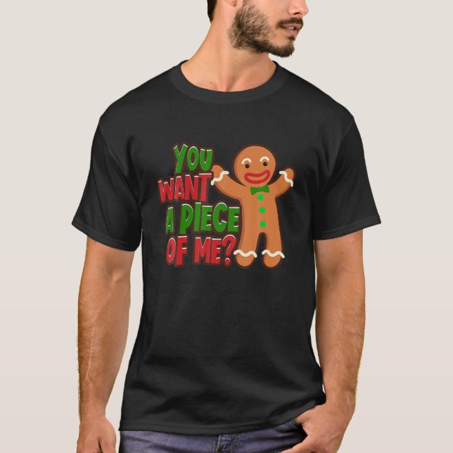 Du vill ha en Biet i Pepparkaksgubben jul G T Shirt (Framsida)
