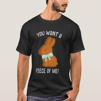 Du Vill Ha En Bit Av Mig Kanin Glad Påsk Äggsöknin T Shirt