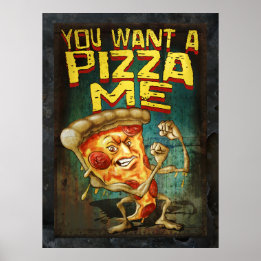 Du vill ha en Pizza Poster