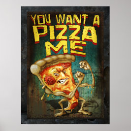 Du vill ha en Pizza Poster