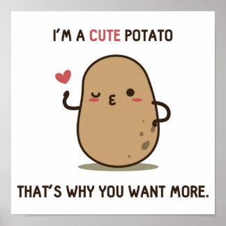 Du vill ha mer potatis poster