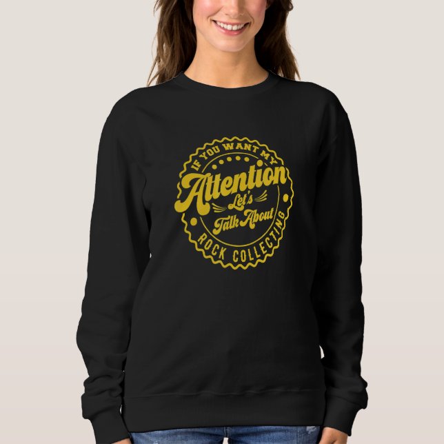 Du Vill Ha Min Uppmärksamhet Låt Oss Prata Om Sten T Shirt (Framsida)