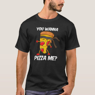 Du vill ha Pizza Me Karate Judo Taekwondo Fighter T Shirt