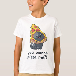Du vill ha Pizza me kattmemat mat T Shirt