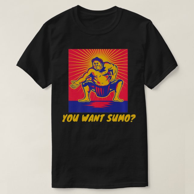 Du vill ha Sumo Premium T Shirt (Design framsida)