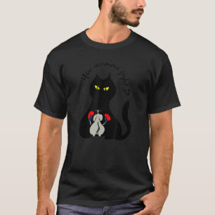 Du vill kämpa mot membranet för mus och klut katt t shirt