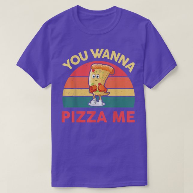 Du vill Pizza Me Manar Women Funny Italiana Foodie T Shirt (Design framsida)