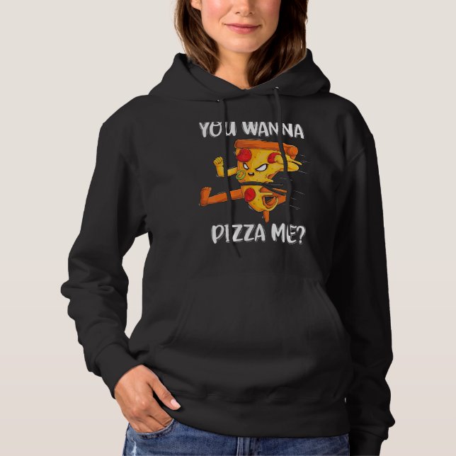 Du vill Pizza Me Mat Pizza Manar Women Kids T Shirt (Framsida)