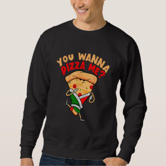 Du Vill Pizza Mig Mat Lång Ärmad Tröja