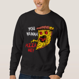 Du Vill Pizza Mig Pizzeria Pizza Maker Pizza Puns Lång Ärmad Tröja