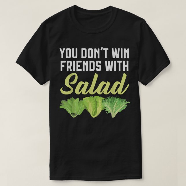 Du vinkar inte vänner med saltad BBQ grillar T Shirt (Design framsida)