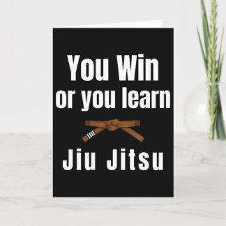 Du Vinner Eller Så Lär Du Dig Jiujitsu Judo Karate Kort