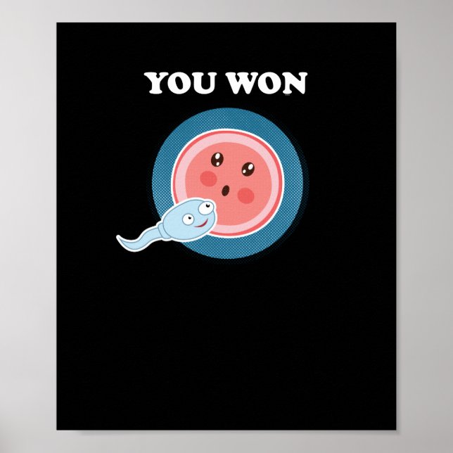 Du vinner humana embryologins utvecklingsvetenskap poster (Framsidan)