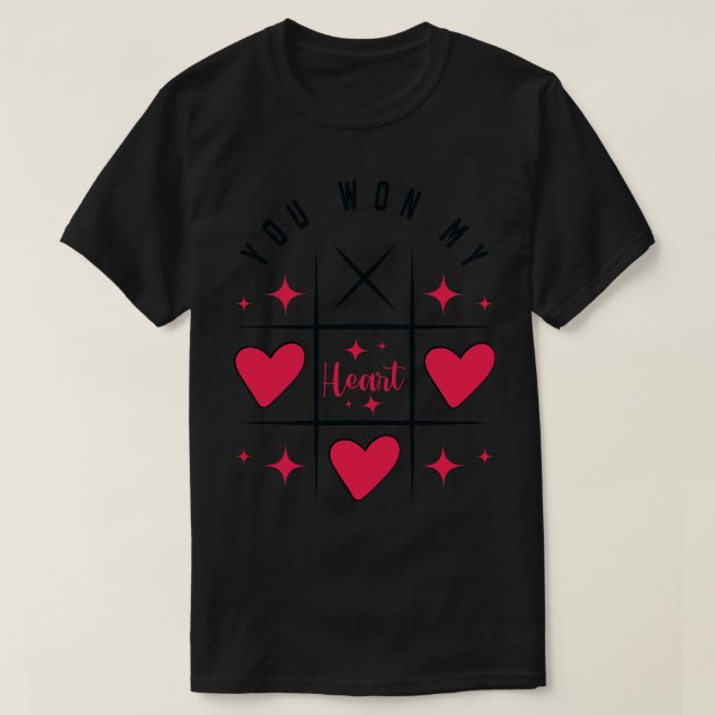 Du vinner mitt hjärta t shirt (Design framsida)