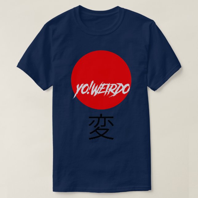 Du! Weirdo Red Flavor Premium T Shirt (Design framsida)